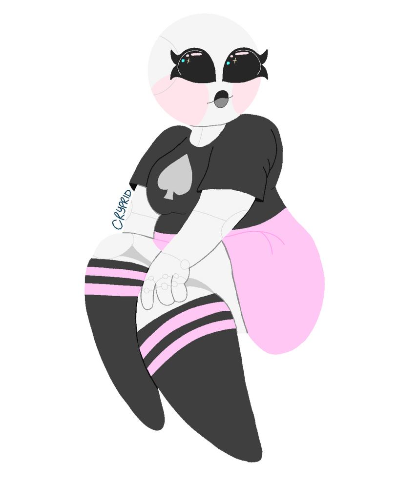 Wasn't meant to make her into an E-Girl but it turned out to look like that. This is just something that's far more casual is all.