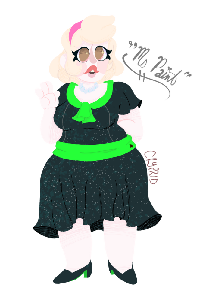 Vintage 1920's take on the 3 In The Morning dress. Also still sports a spade on her outfits after becoming associated with the Midnight Crew.